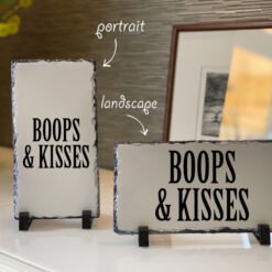 Personalised Rock Slate Mock-up | Boops & Kisses Pet Care Gift Shop