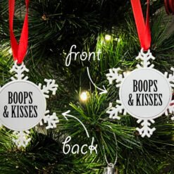 Personalised Snowflake Mock-up | Boops & Kisses Pet Care Gift Shop