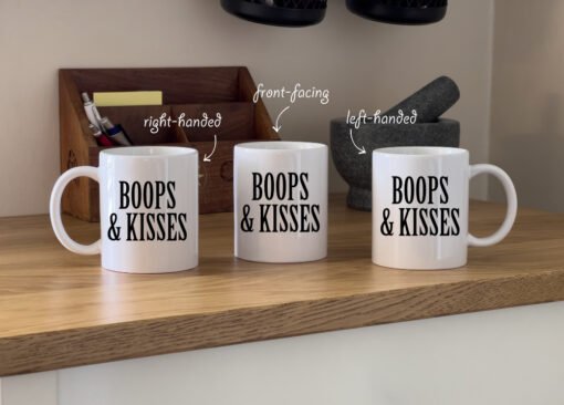 Personalised Ceramic Mug Mock-up | Boops & Kisses Pet Care Gift Shop