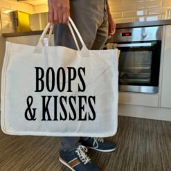 Personalised Linen Tote Bag Mock-up | Boops & Kisses Pet Care Gift Shop